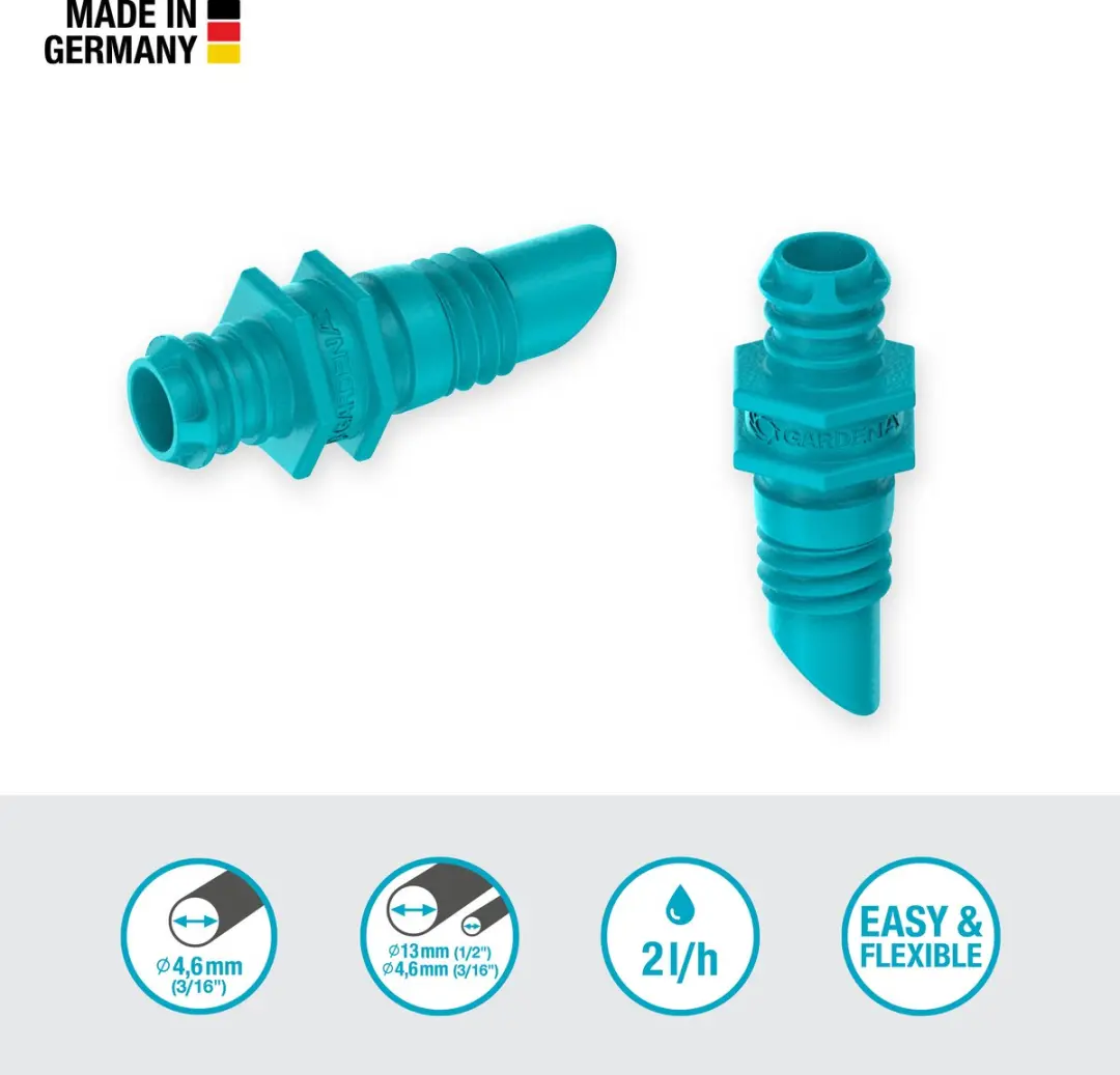 Gardena Micro-Drip Einddruppelaar 4,6mm - 25 Stuks