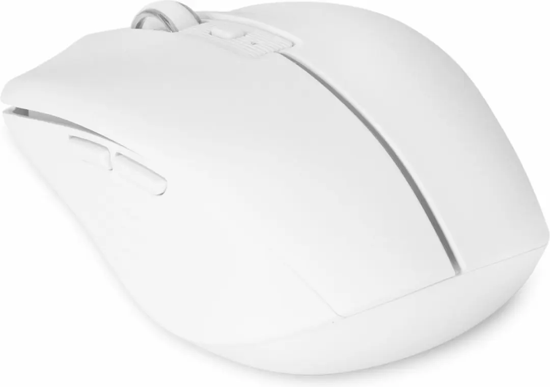 Dicota D32044 Muis - 6 Knoppen - Draadloos Bluetooth/2.4GHz - Wit