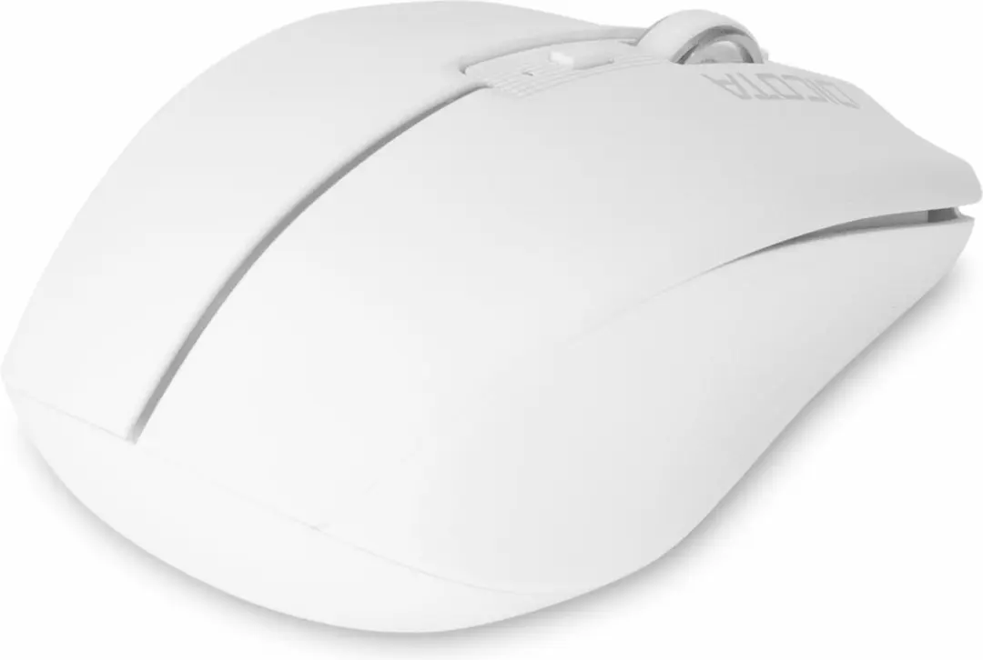 Dicota D32044 Muis - 6 Knoppen - Draadloos Bluetooth/2.4GHz - Wit