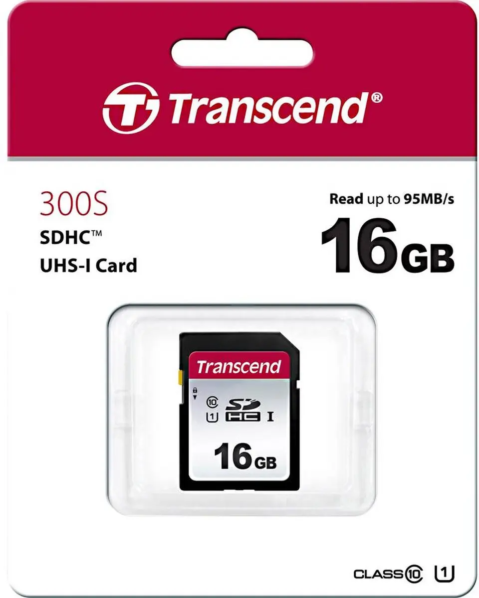 Transcend Premium 300S SDHC 16GB Class 10 UHS-I
