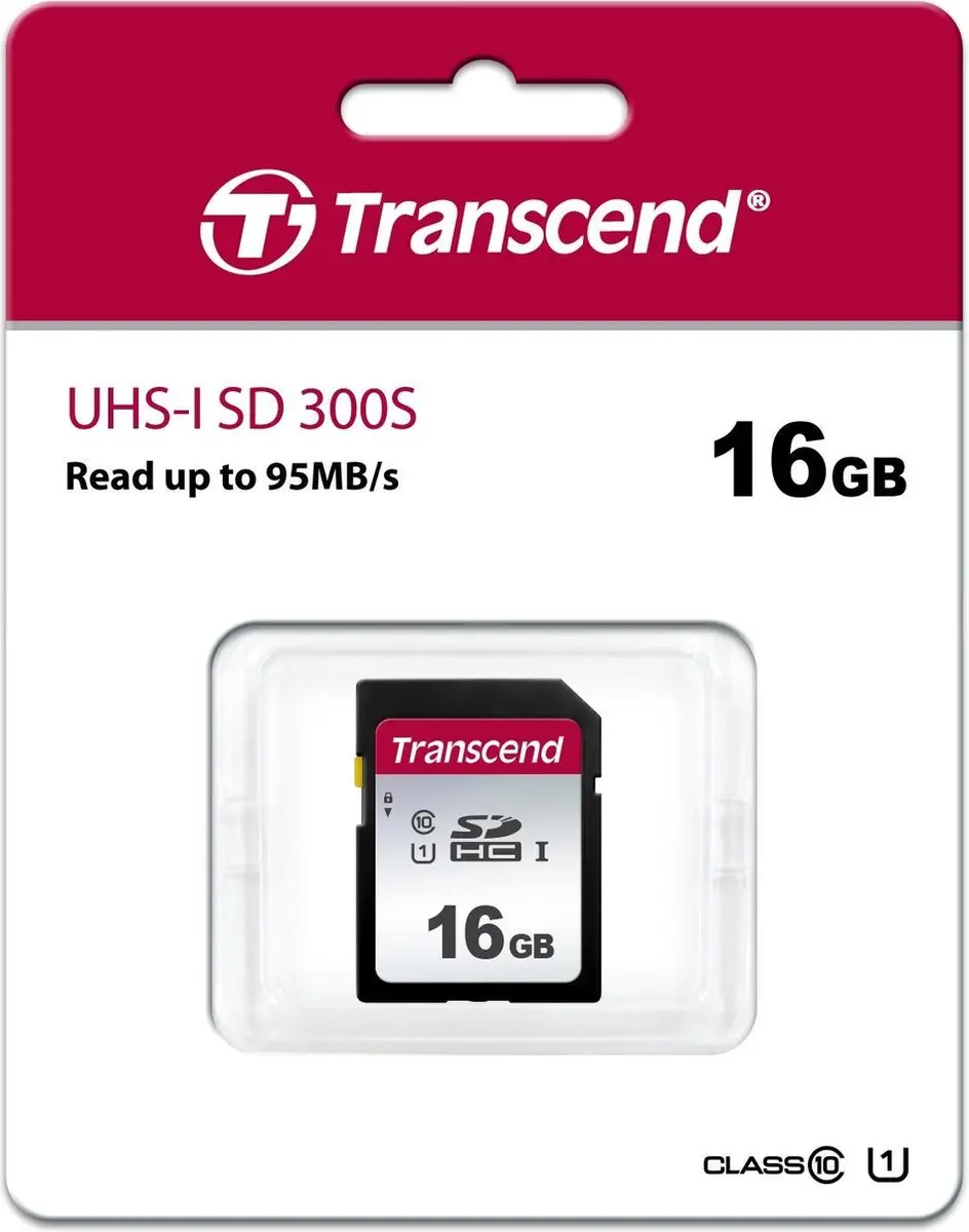 Transcend Premium 300S SDHC 16GB Class 10 UHS-I