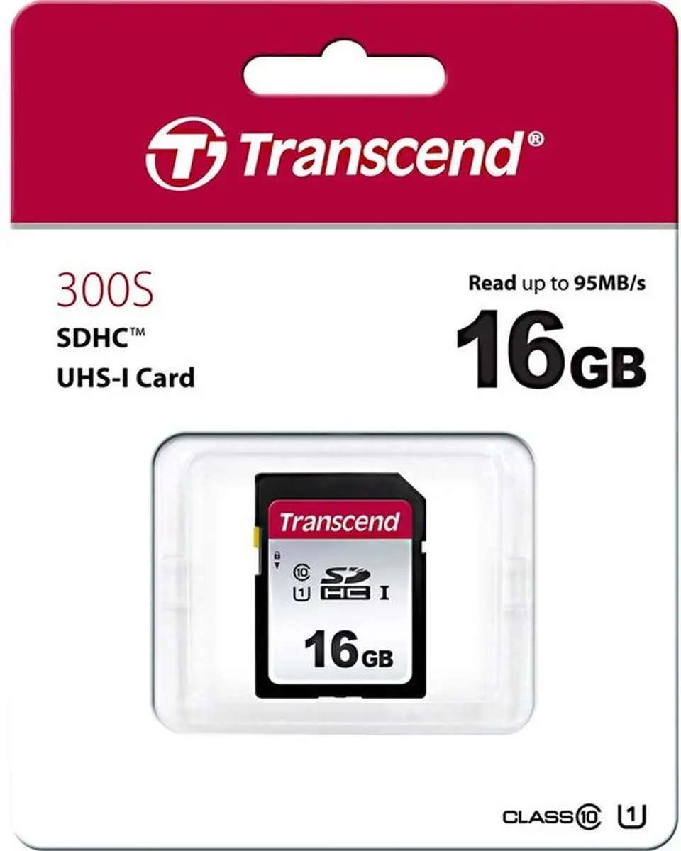 Transcend Premium 300S SDHC 16GB Class 10 UHS-I