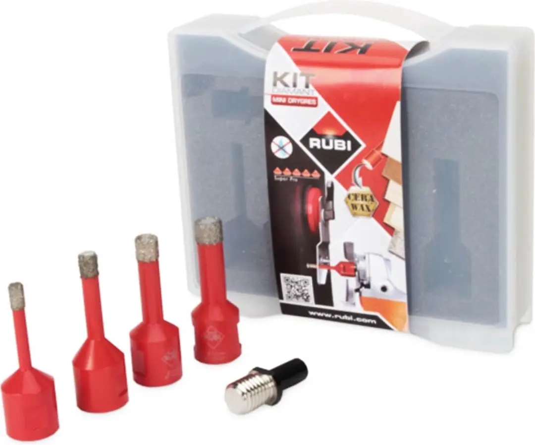 Rubi 50938 Diamantborenset 4-delig - 6-8-10-12mm