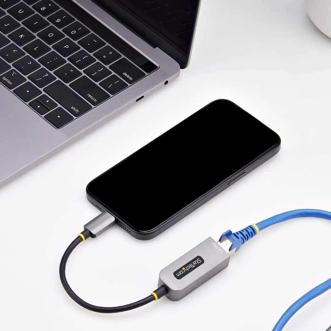 Startech C22G-USB-ETHERNET USB-C naar Ethernet Adapter 2.5GbE - 4 Poorten