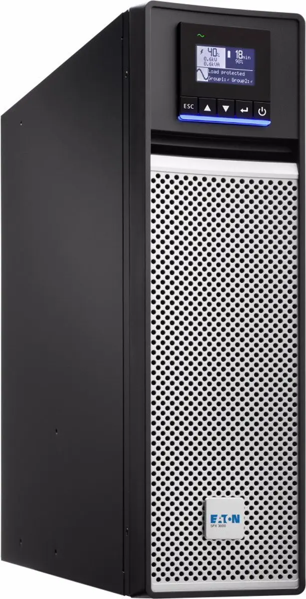 Eaton 5PX3000IRT3UG2 UPS - 3000W - 10 Stopcontacten - Zwart/Zilver