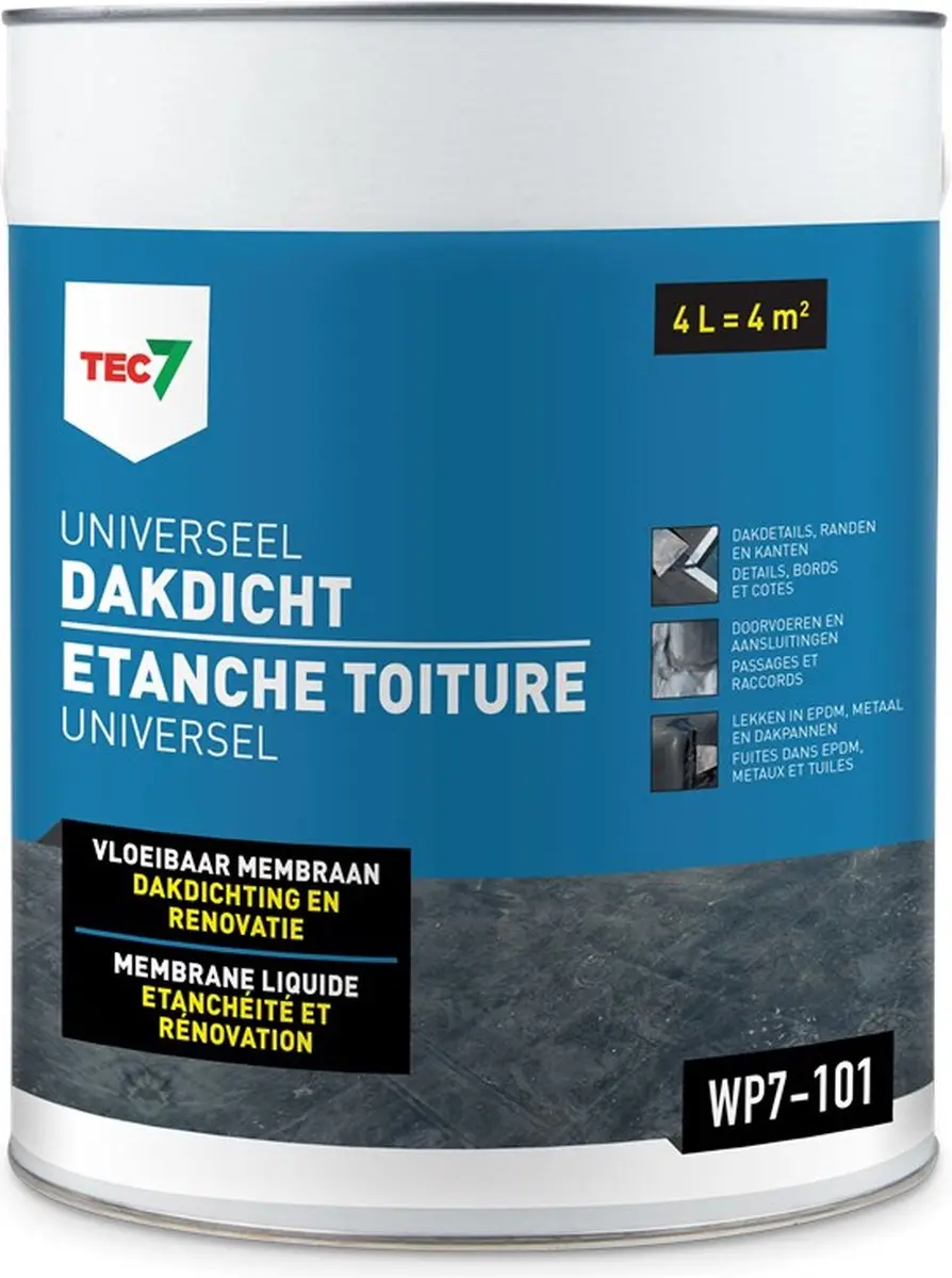 Tec7 WP7-101 Universeel Dakdicht 4L