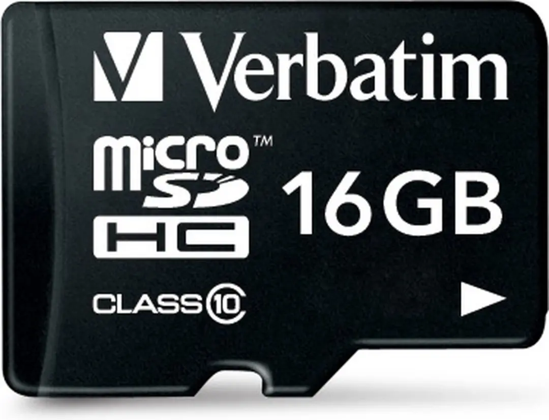 Verbatim MicroSDHC 16GB Class 10 - met Adapter
