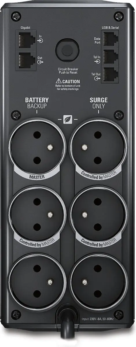 APC Back-UPS PRO BR900G-FR Noodstroomvoeding 900VA - 6 Stopcontacten