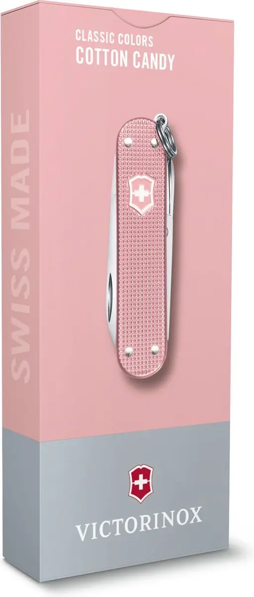 Victorinox Classic Alox Colors Zakmes Cotton Candy - 5 Functies
