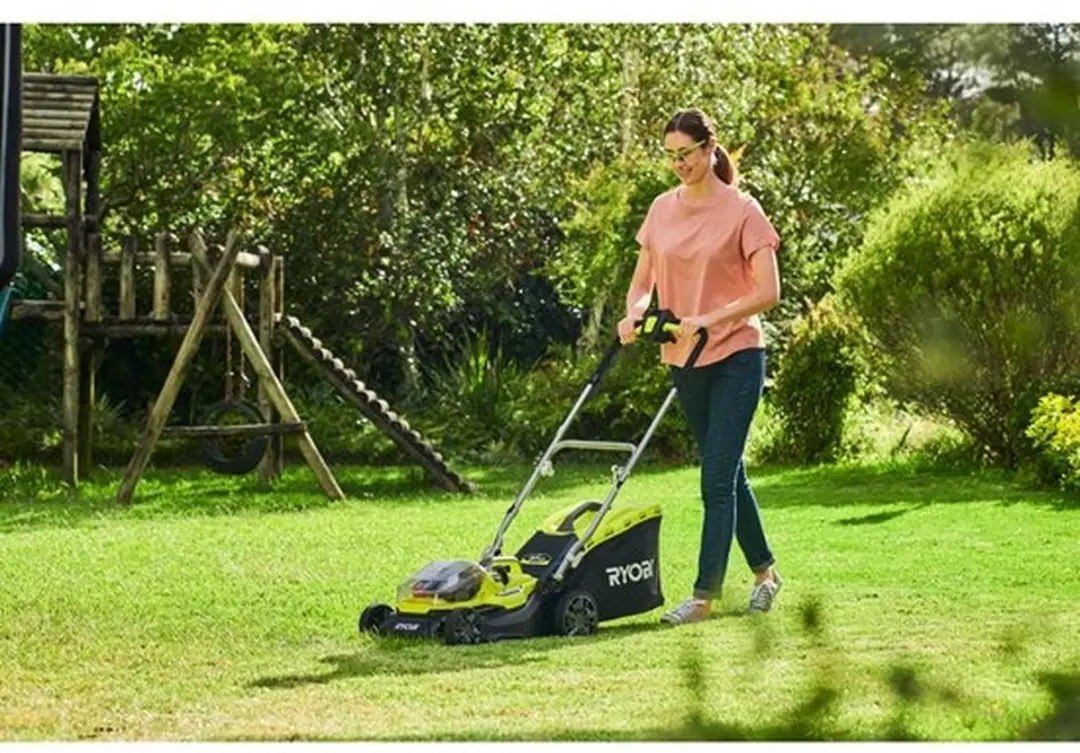 Ryobi RY18LMH37A-225 Duwgrasmaaier - Zwart/Groen