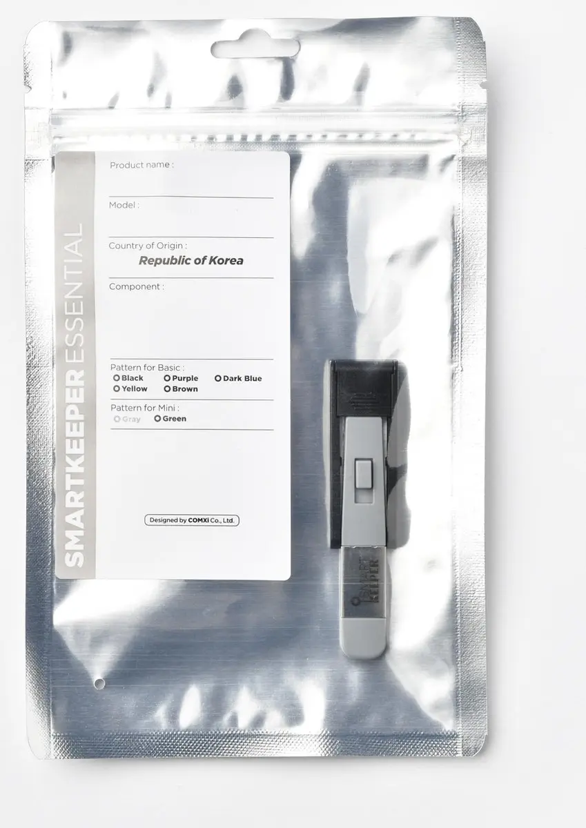 Smart Keeper Essential Lock Key Mini U04GY - Grijs