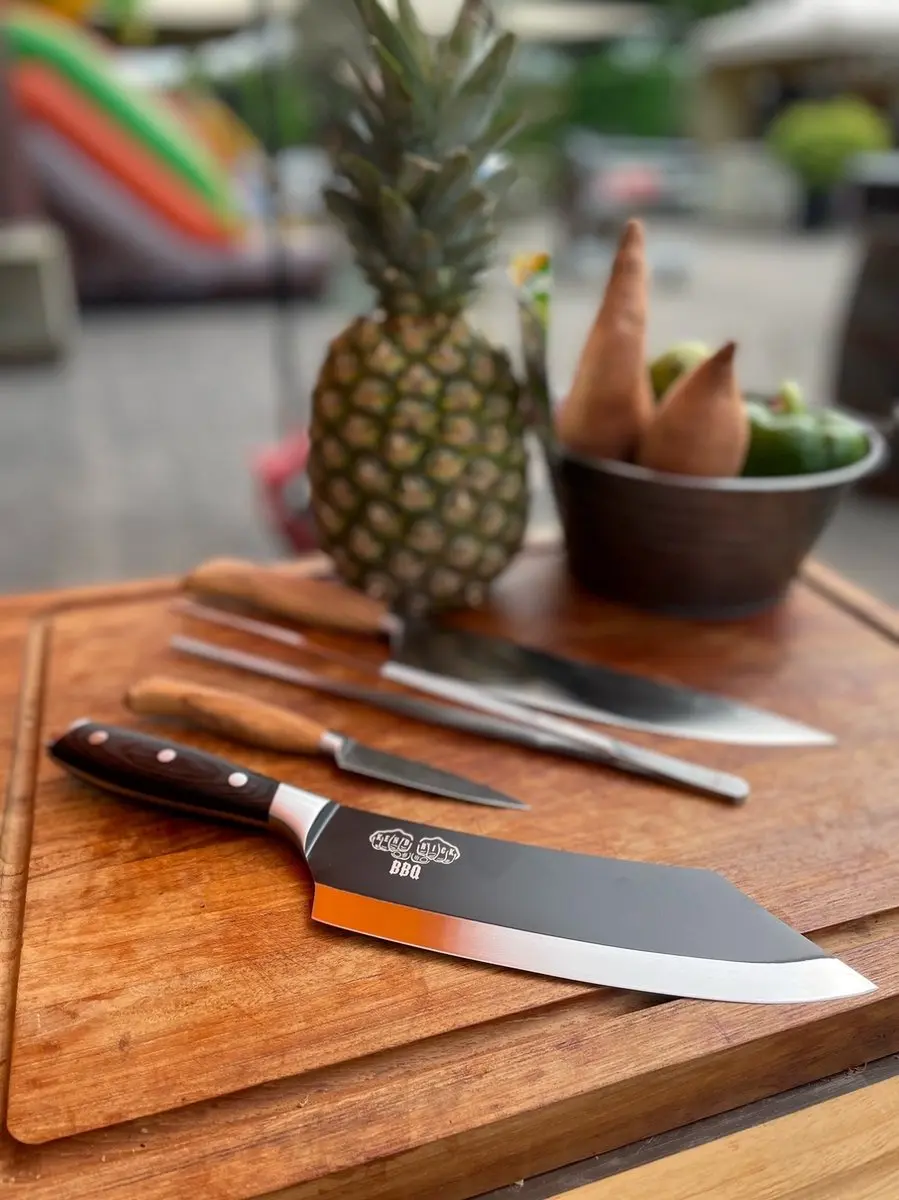 Messermeister Avanta Bennie Kendrick BBQ Koksmes 20cm - Zwart/Zilver