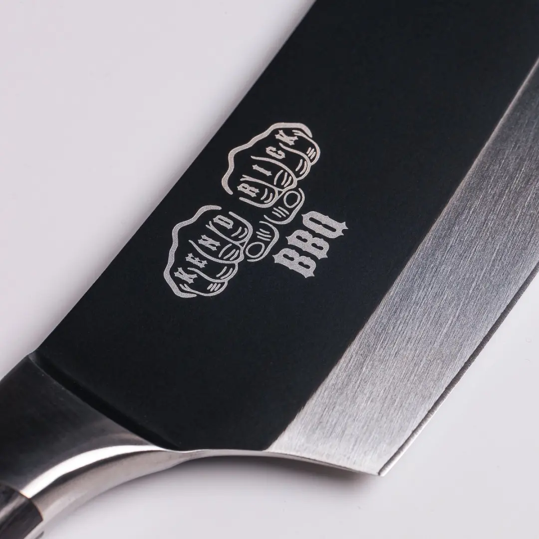 Messermeister Avanta Bennie Kendrick BBQ Koksmes 20cm - Zwart/Zilver