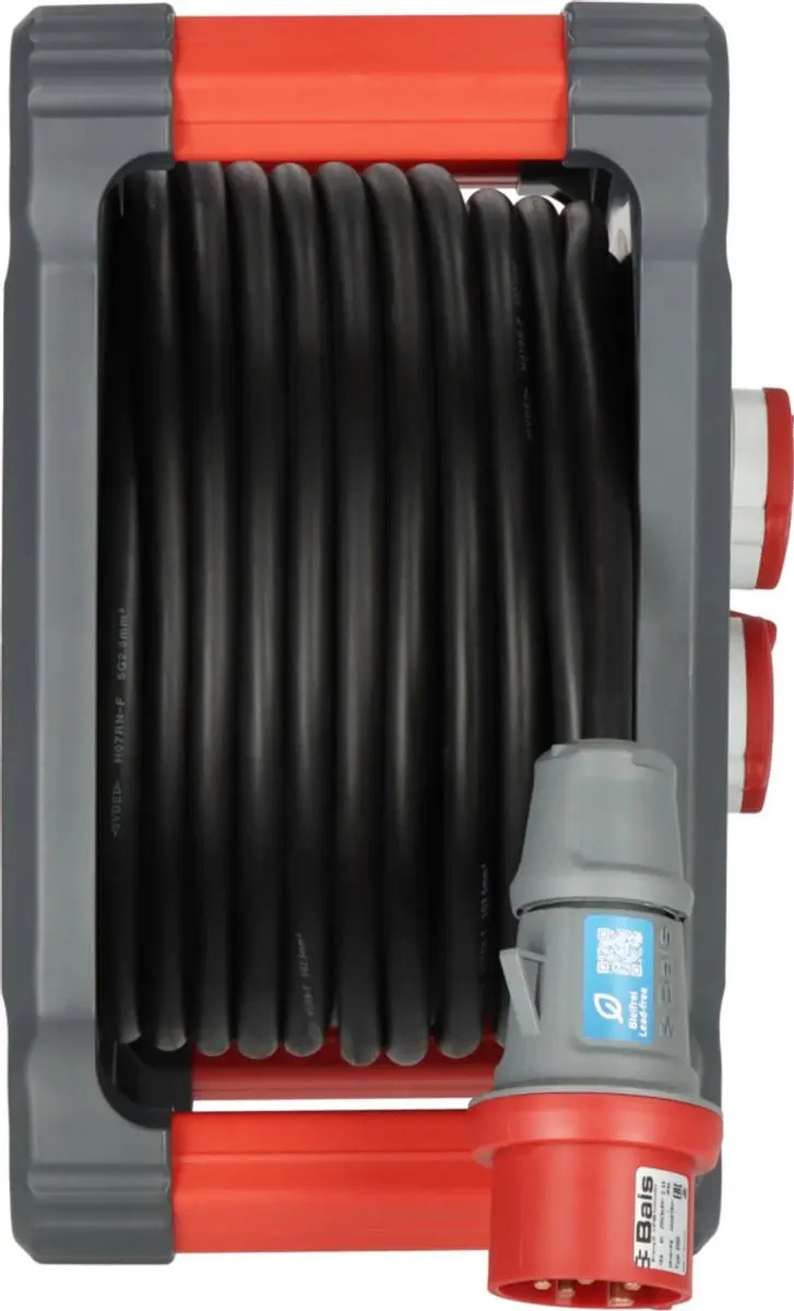 Brennenstuhl Bouwkabelhaspel 30m H07RN-F 2,5mm² - 9000W - Zwart