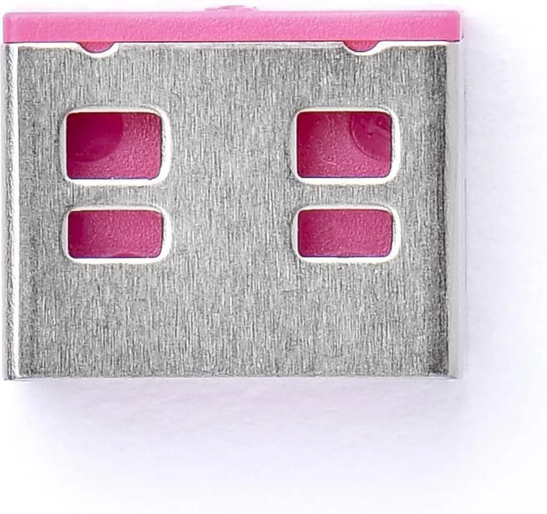 SmartKeeper USB-A Port Blocker Essential 6x Roze - met Sleutel