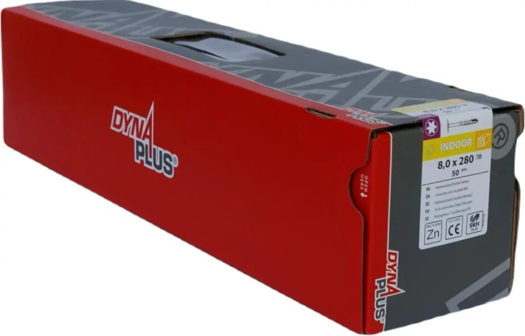 Dynaplus Torx 40 Tellerkopschroeven 8x280mm - 50 Stuks - Verzinkt - afbeelding 6 van 6