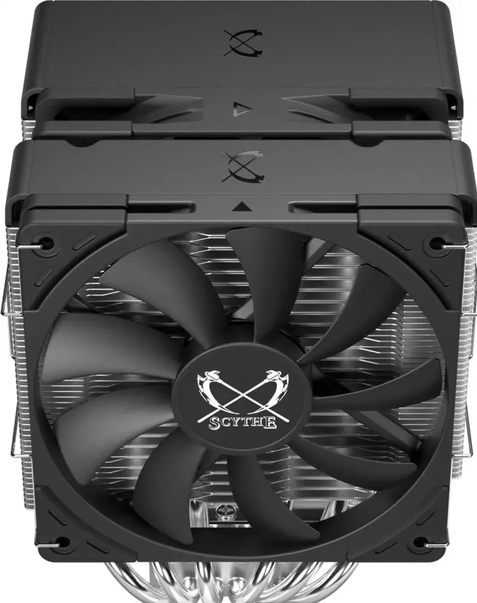 Scythe Fuma 3 SCFM-3000 CPU-koeler - 2x 120mm Zwart