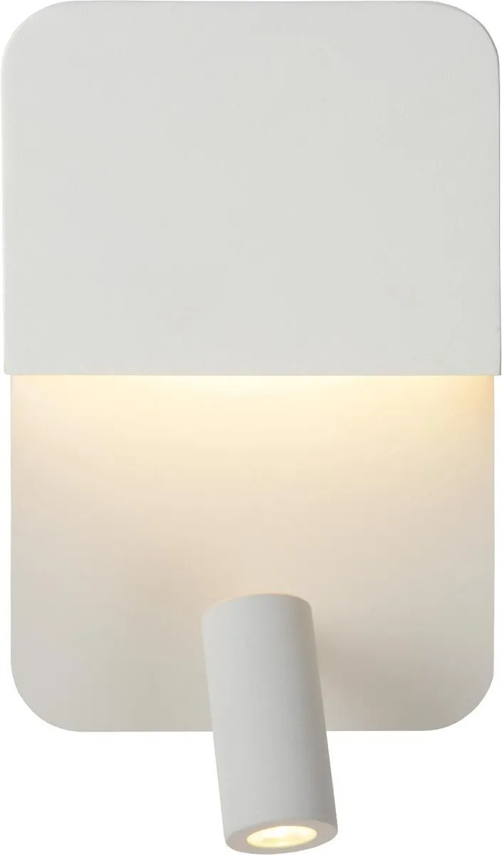 Lucide Boxer LED Bedlamp - 3000K - Wit