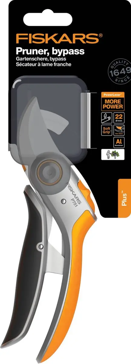 Fiskars Plus PowerLever Snoeischaar P751 - 24mm