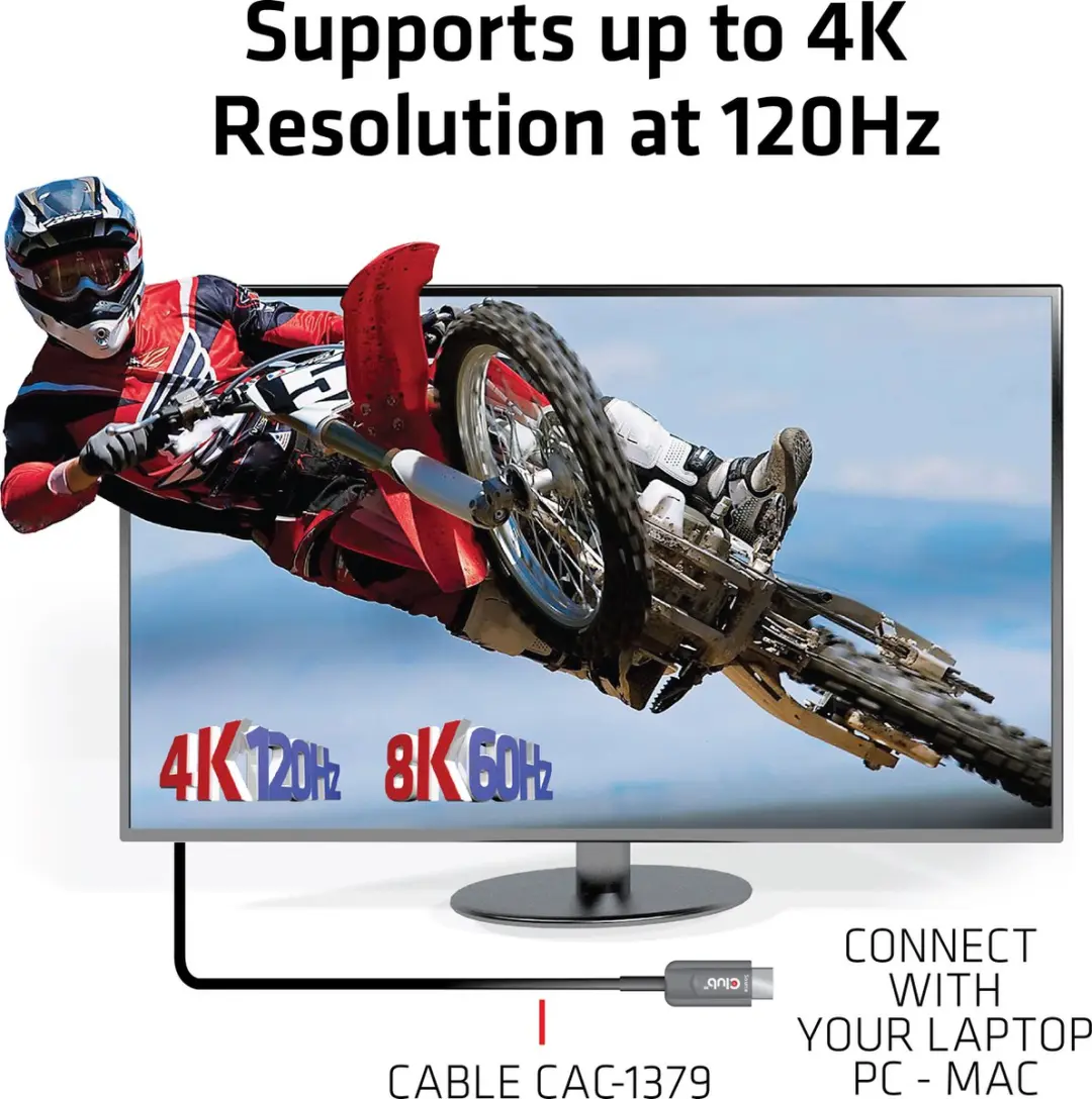 Club 3D Ultra High Speed HDMI-kabel 4K 120Hz - 20m - Zwart