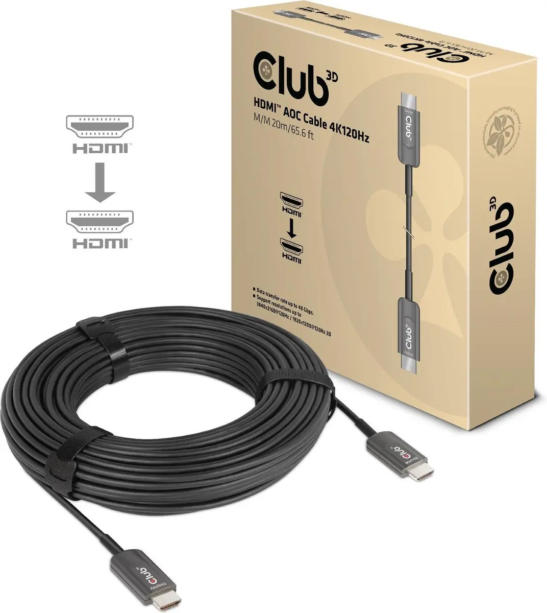 Club 3D Ultra High Speed HDMI-kabel 4K 120Hz