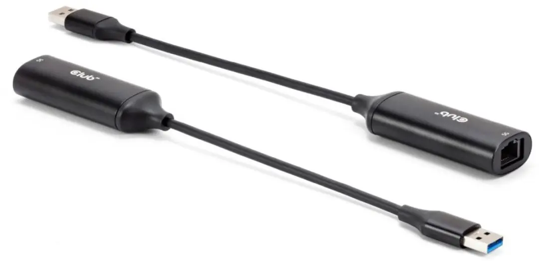 Club3D CAC-1421 USB Type-A naar RJ45 Tussenstuk - Zwart