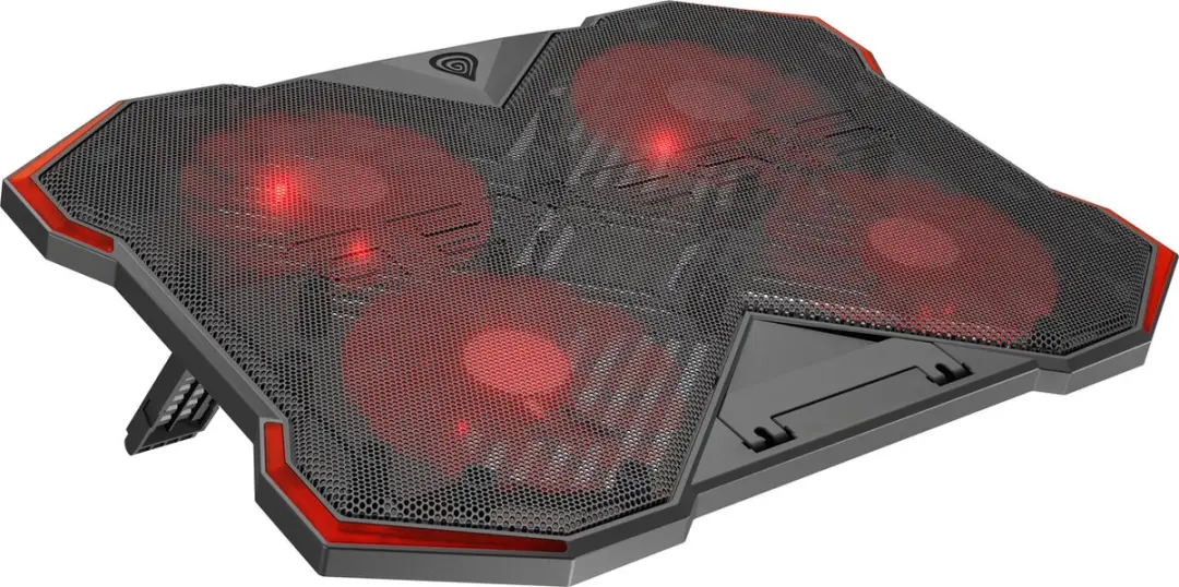 Genesis Oxid 260 NHG-2075 Koelmat - 4 Ventilatoren - 17,3" - Zwart/Rood - afbeelding 6 van 6