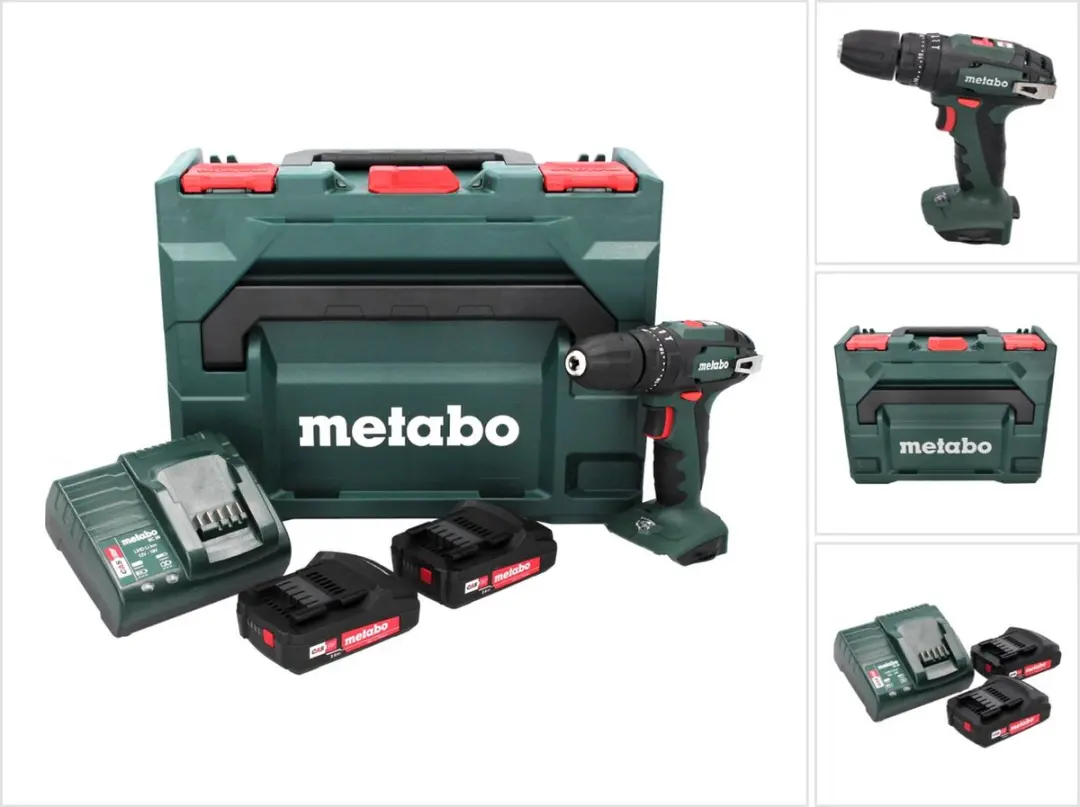 Metabo SB 18 Klop-/Boormachine Set - 48Nm - 2x 2,0Ah