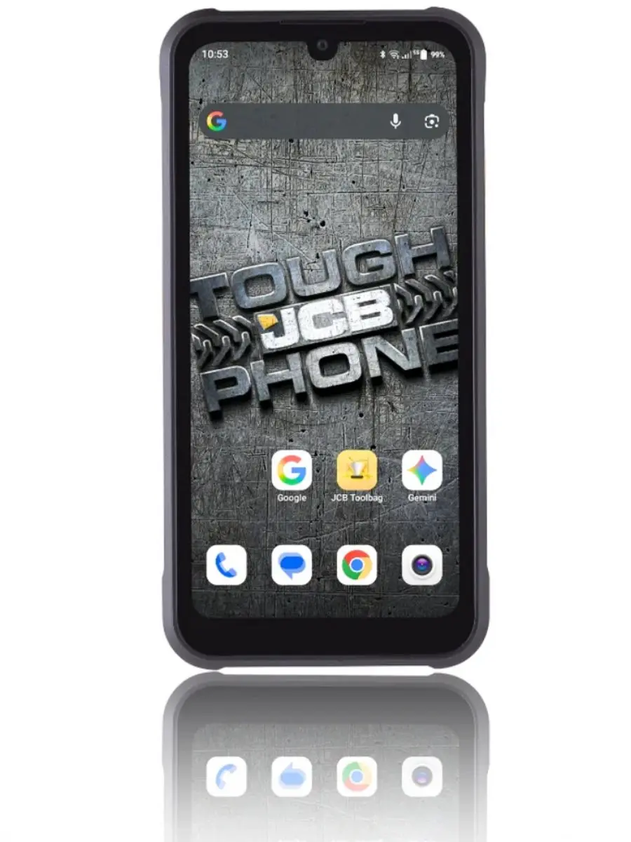 JCB Toughphone E50 - 128GB - 5G - Android 16 - Zwart