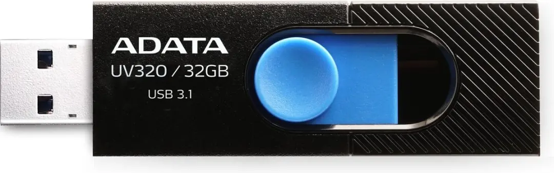 ADATA UV320 USB 3.0 32GB - Zwart/Blauw