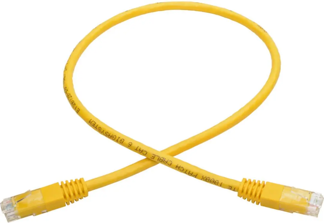 Tripp Lite N200-002-YW Patchkabel Cat5e Geel 2ft