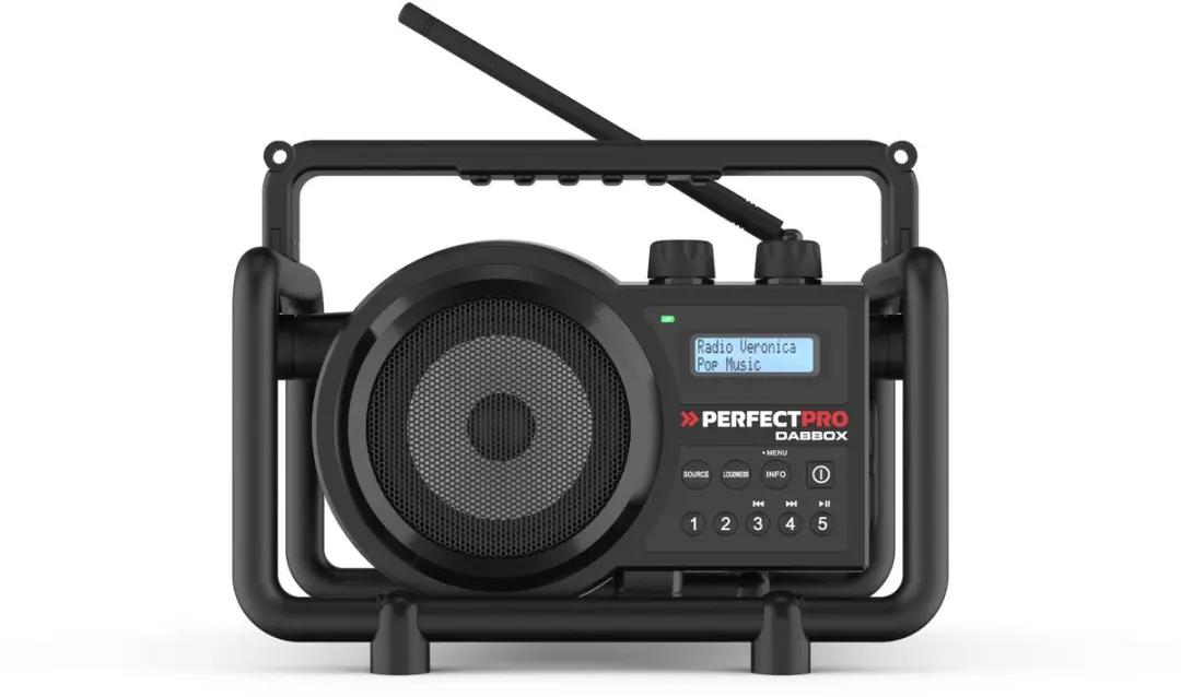 PerfectPro DABBOX Bouwplaatsradio DBX3
