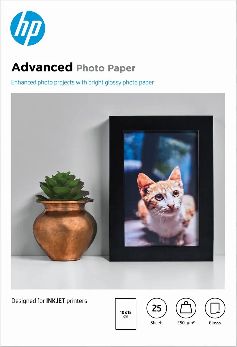 HP Q8691A Fotopapier 10x15cm 25 Vel