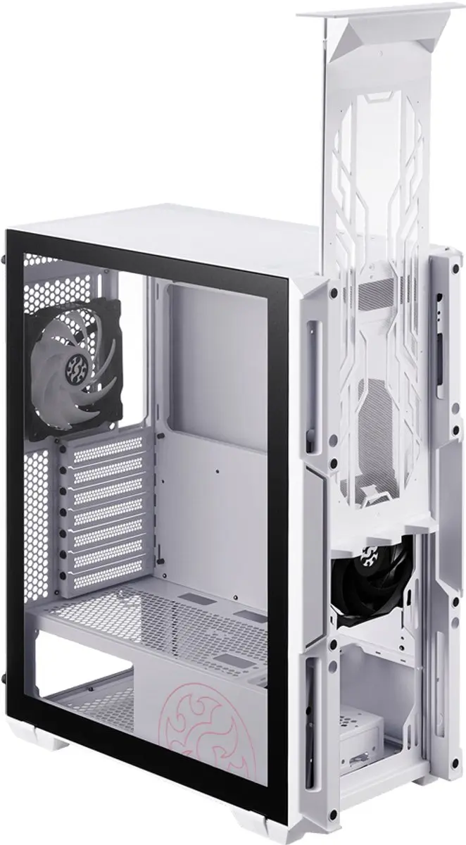 ADATA XPG StarkAir-WHCWW ATX Semi-toren Doos - 2x 3.5" / 2x 5.25"