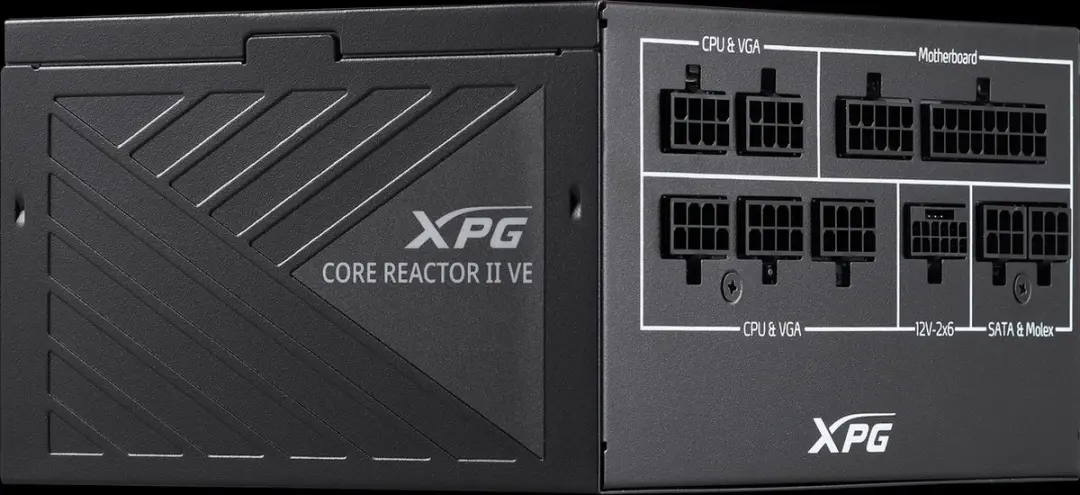 ADATA XPG CoreReactor II VE 750W Voeding - Zwart