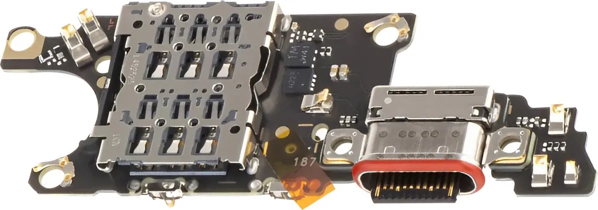 Honor 200 Pro Oplaadconnector - SIM-kaartlezer 0235AKNQ - Zwart