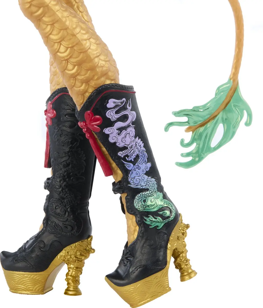 Monster High Jinafire Long Modepop - Jinafire met Rugtas