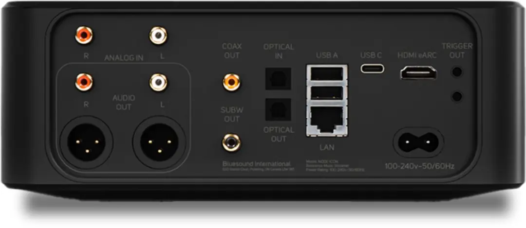 Bluesound Node Icon Audio Streamer - Zwart - afbeelding 6 van 6