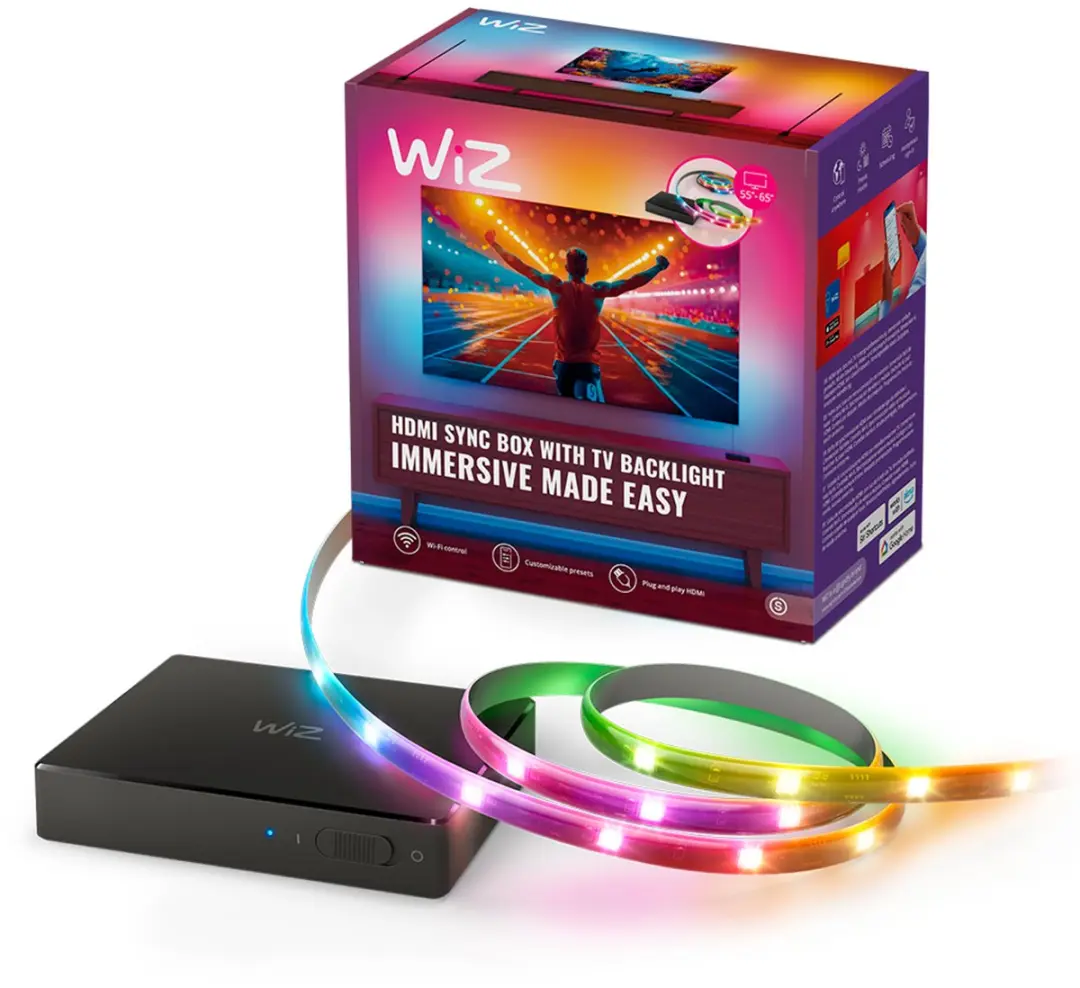 WiZ HDMI Sync Box met TV-verlichting