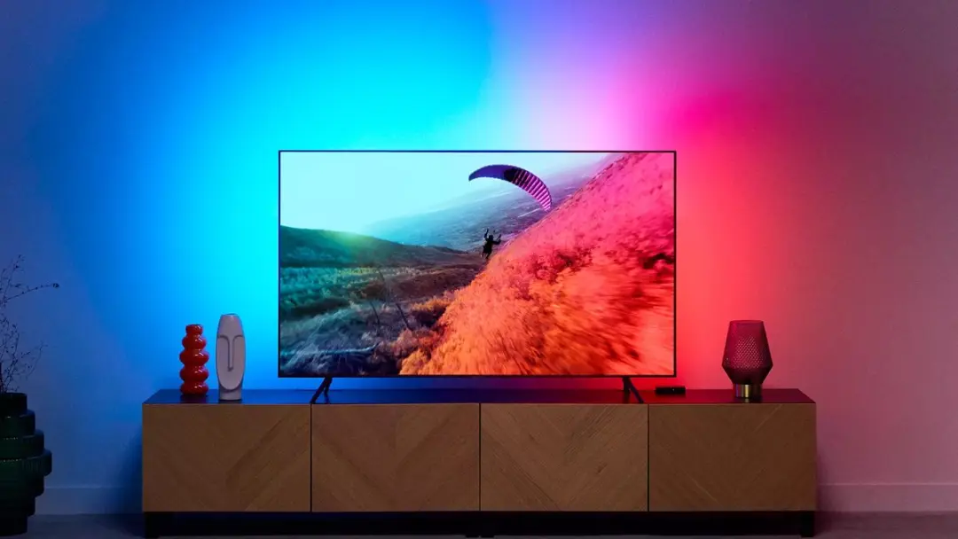 WiZ HDMI Sync Box met TV-verlichting - RGBIC LED-strip 55-65" - Zwart
