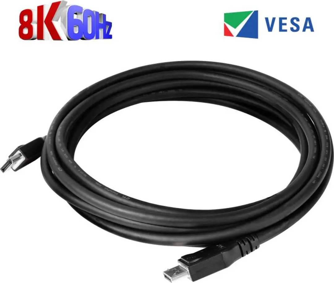 Club 3D DisplayPort 1.4 Kabel 8K 5m - Zwart