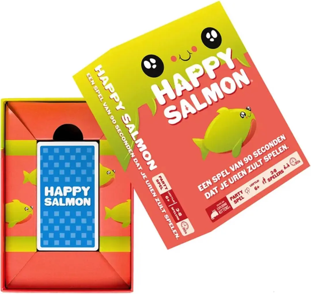 Happy Salmon Nederlandstalig Kaartspel - 3-8 Spelers