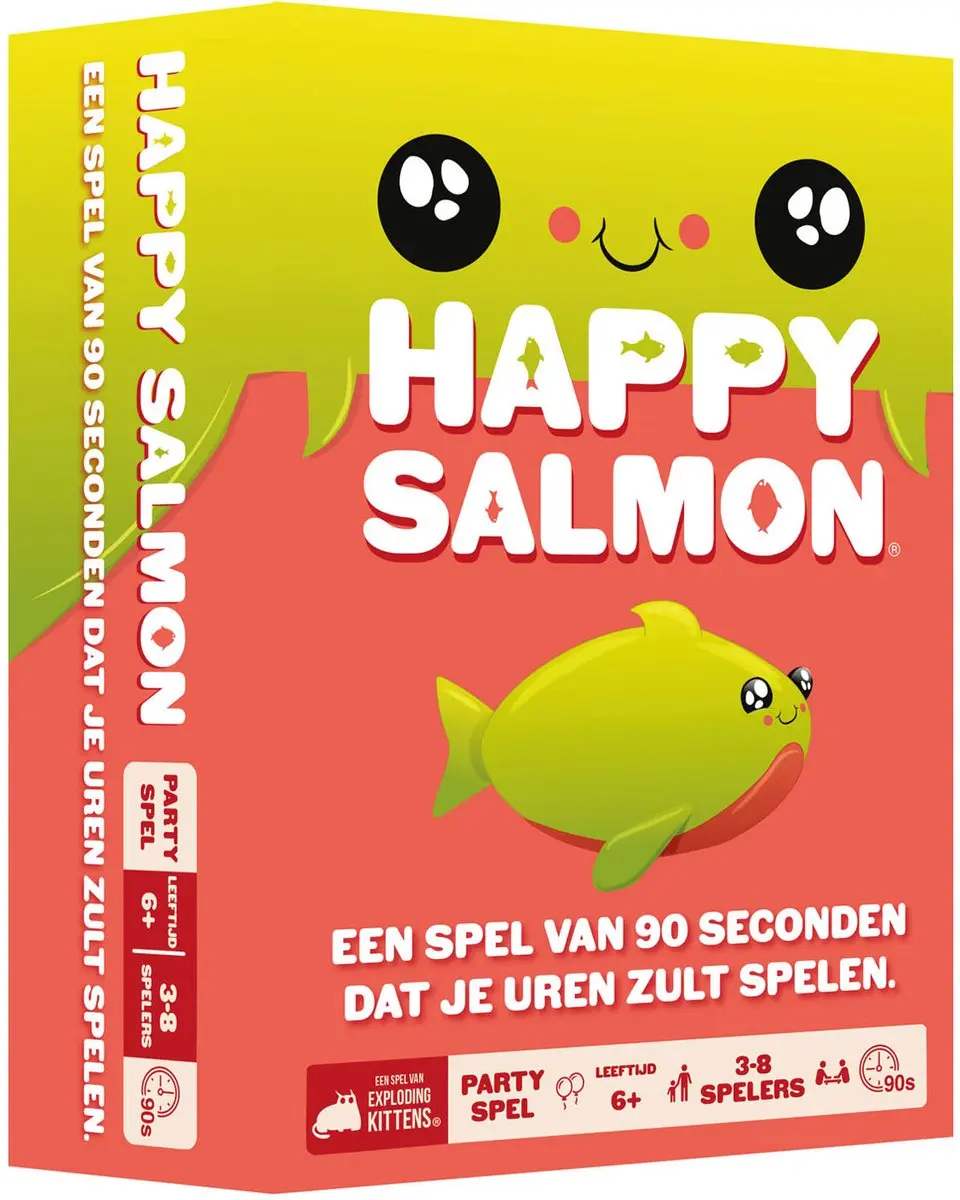 Happy Salmon Nederlandstalig Kaartspel - 3-8 Spelers