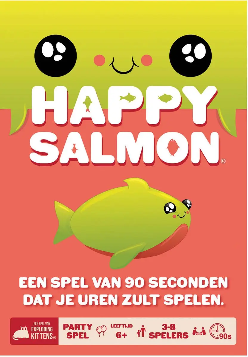 Happy Salmon Nederlandstalig Kaartspel - 3-8 Spelers