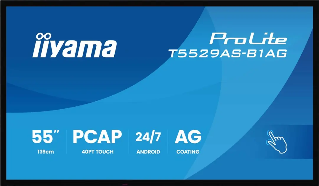 iiyama T5529AS-B1AG Antislipmat - Zwart