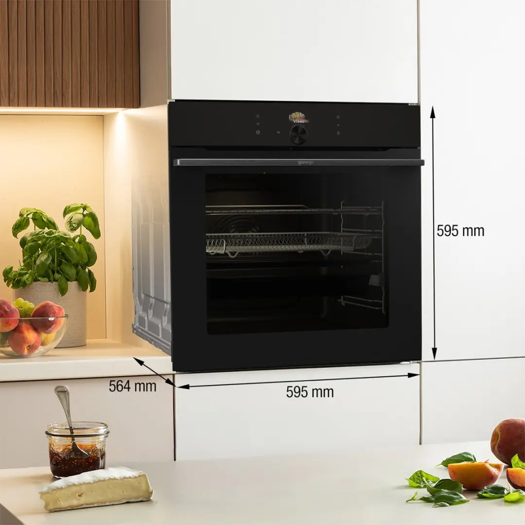 Etna OP956ZG Multifunctionele Oven 60cm - 77L - Zwart