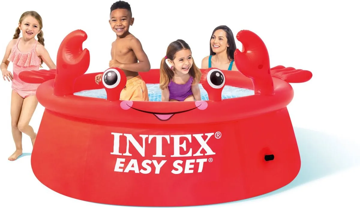 Intex Easy Set Zwembad Happy Crab 183x51cm