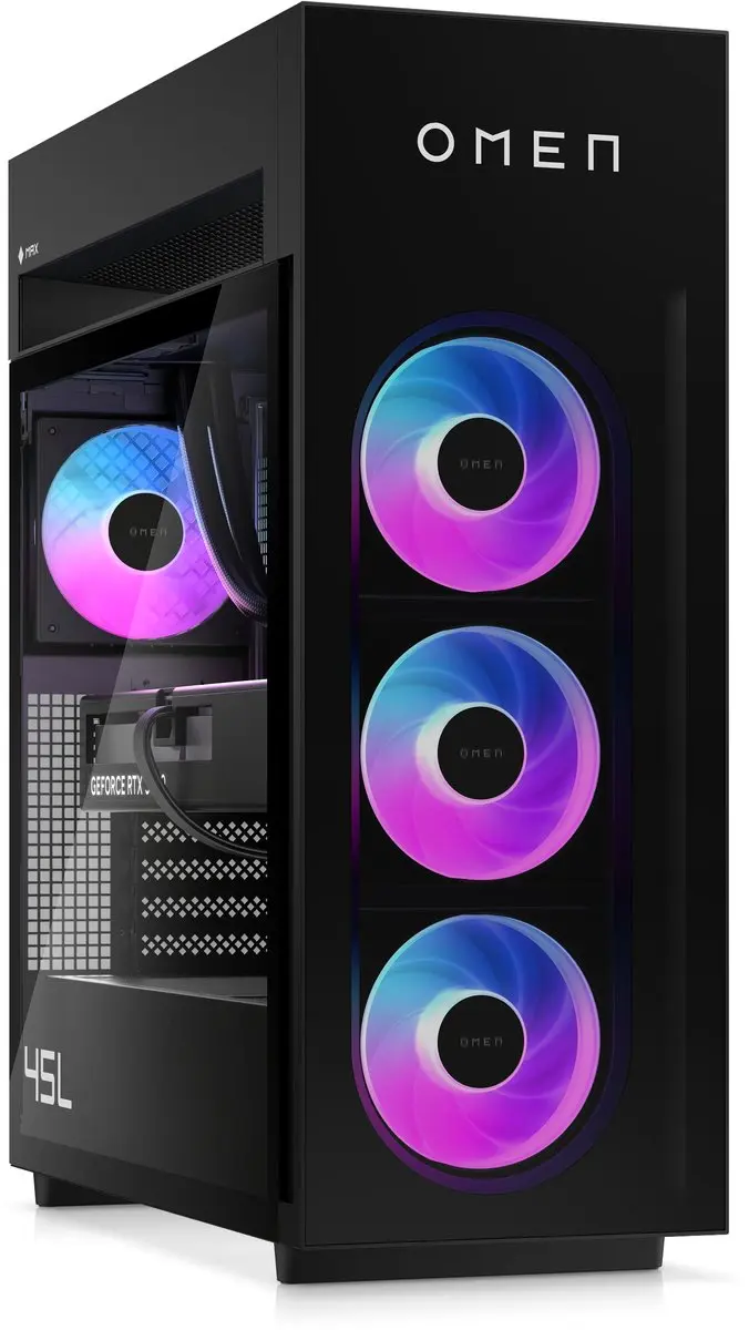 HP OMEN MAX 45L GT23-0088nd Gaming PC - Zwart