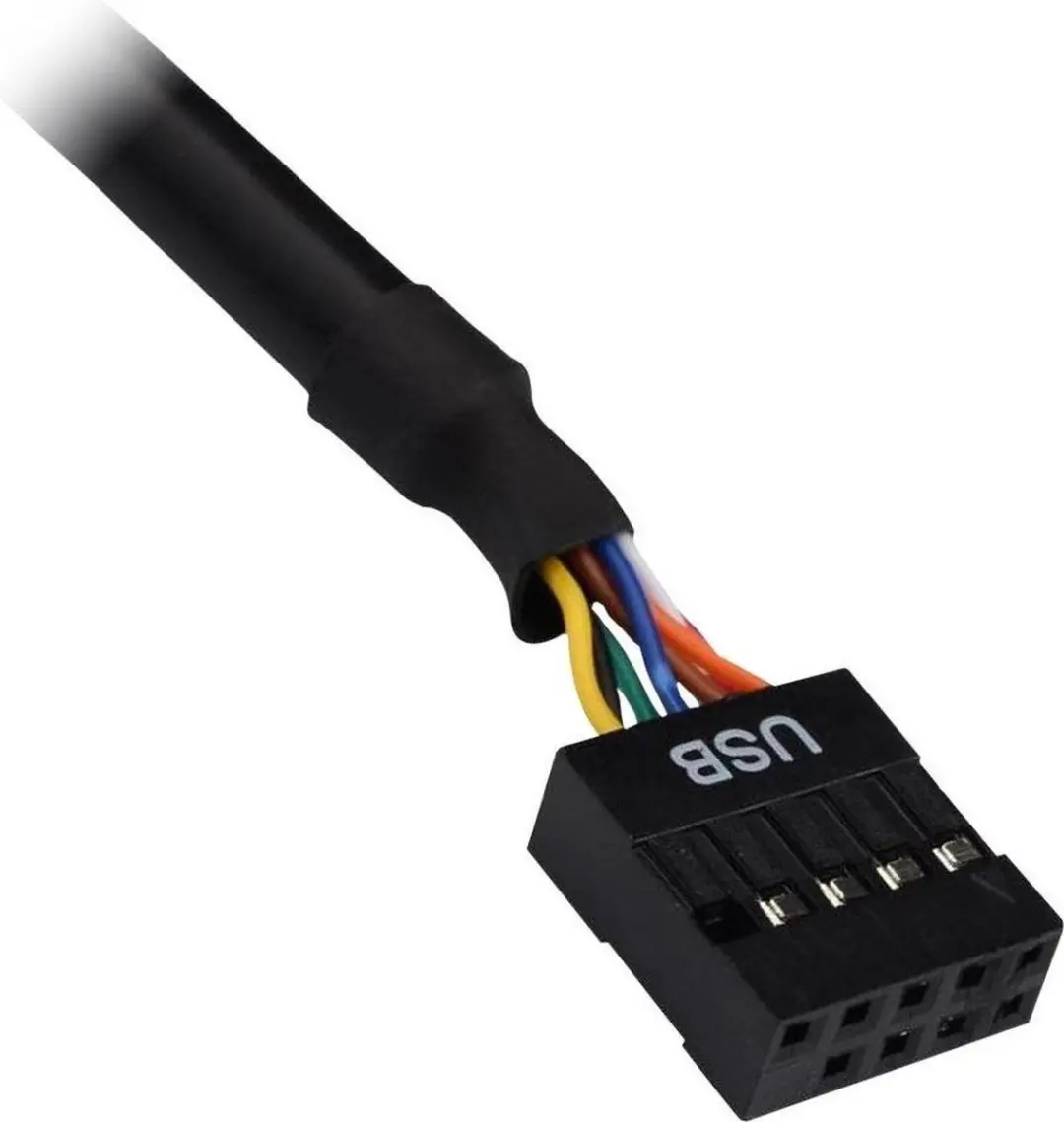 Inter-Tech CI-02 Geheugenkaartlezer USB 2.0 - 3.5" Bay - Zwart