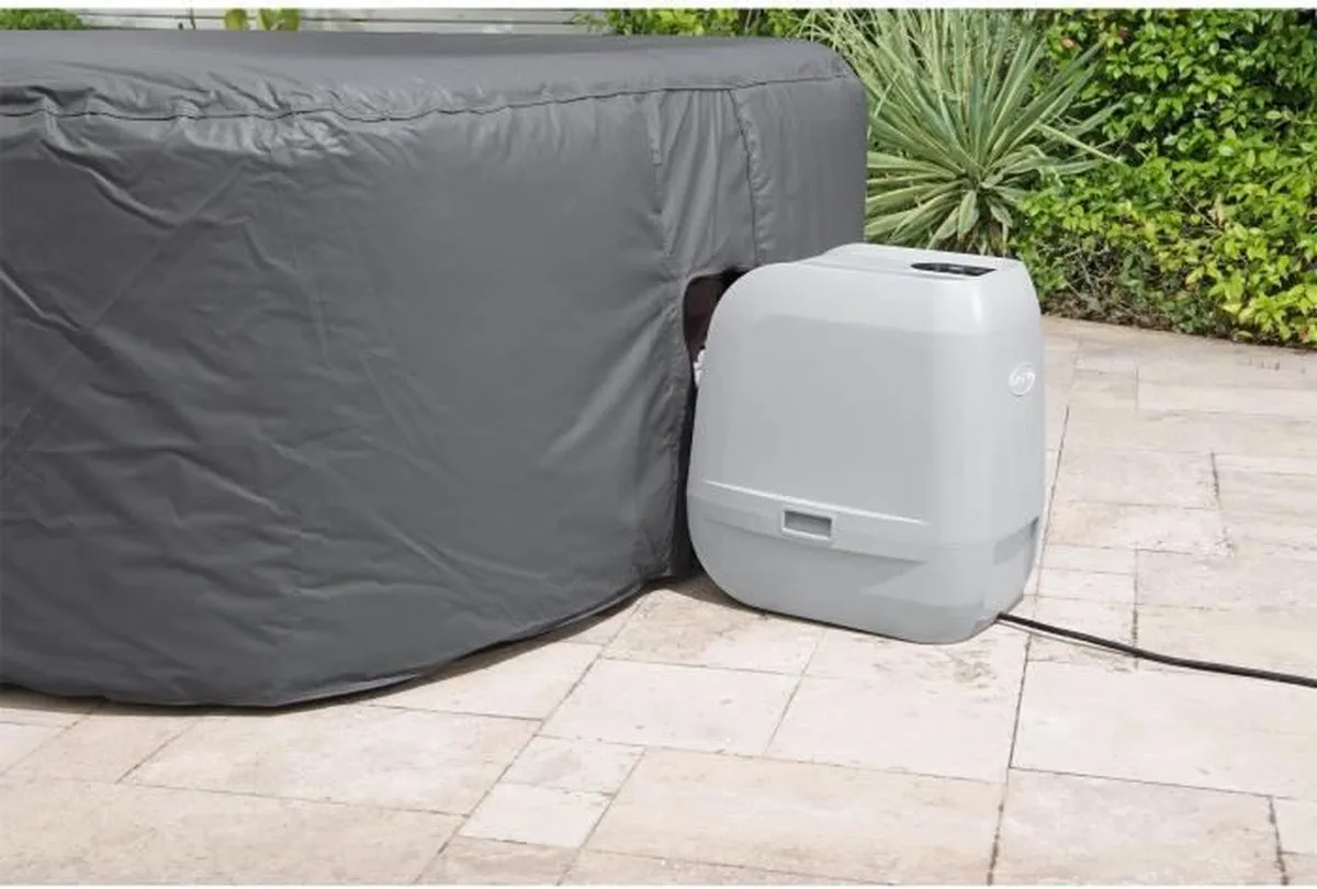 Bestway Lay-Z Spa EnergySense Beschermhoes 201x201cm - Grijs